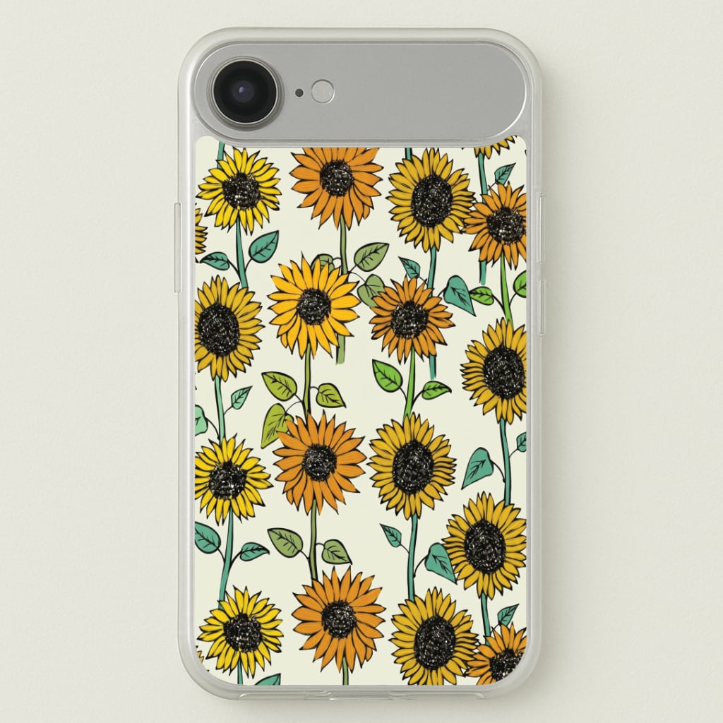 Painted Sunflowers Phone Case