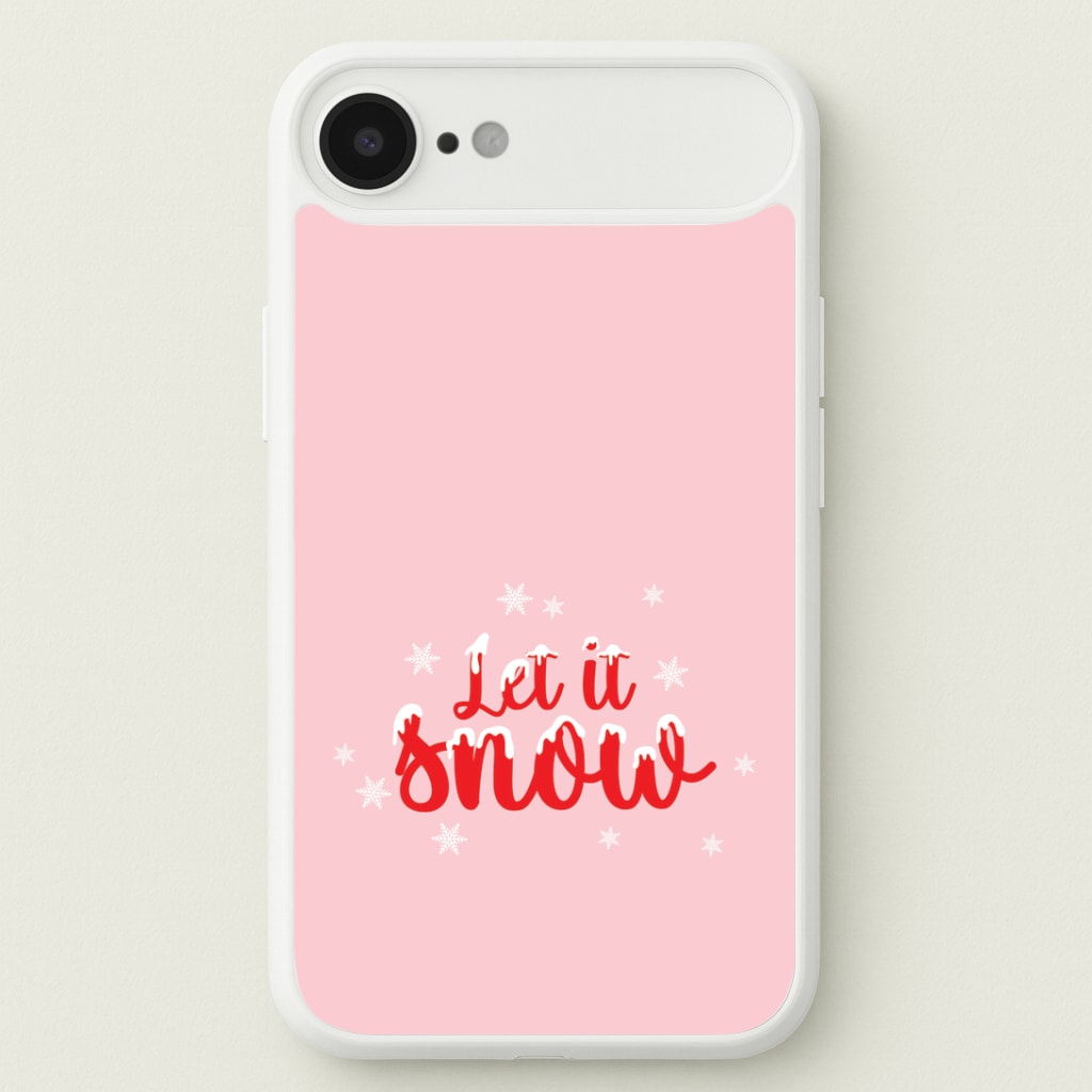 Let It Snow Snowflakes Phone Case