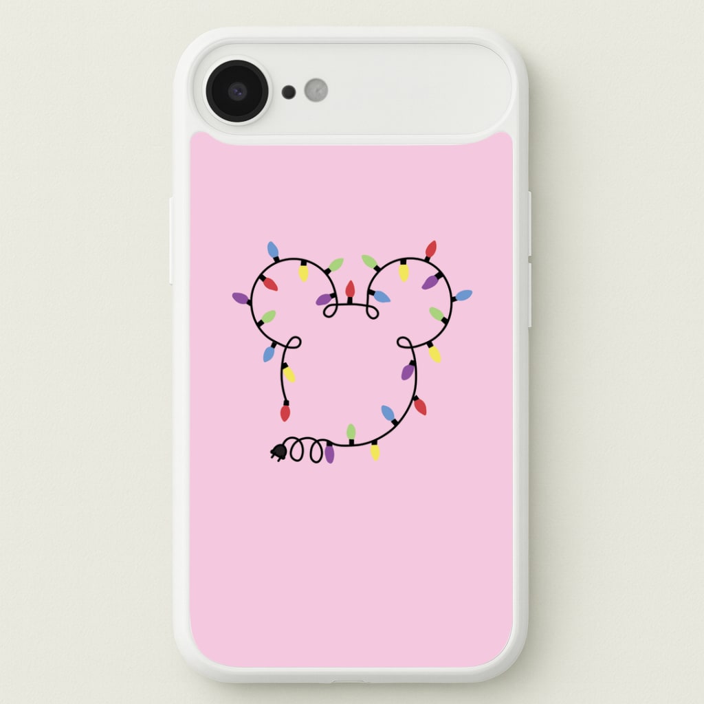 Mouse Christmas Lights Christmas Phone Case