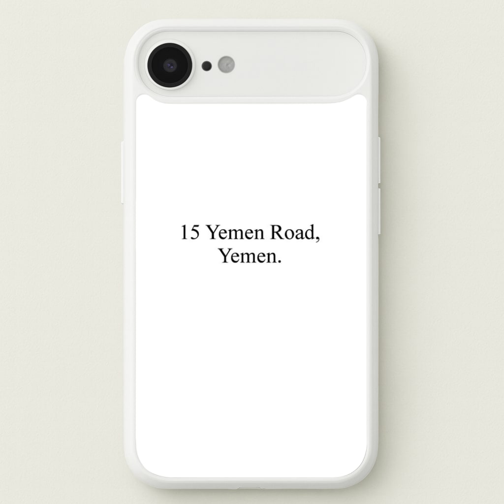 15 Yemen Road, Yemen Phone Case