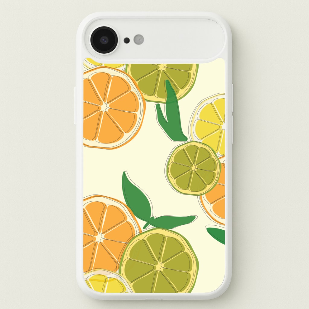 Oranges, Leomns And Limes - Fruit Patterns Phone Case