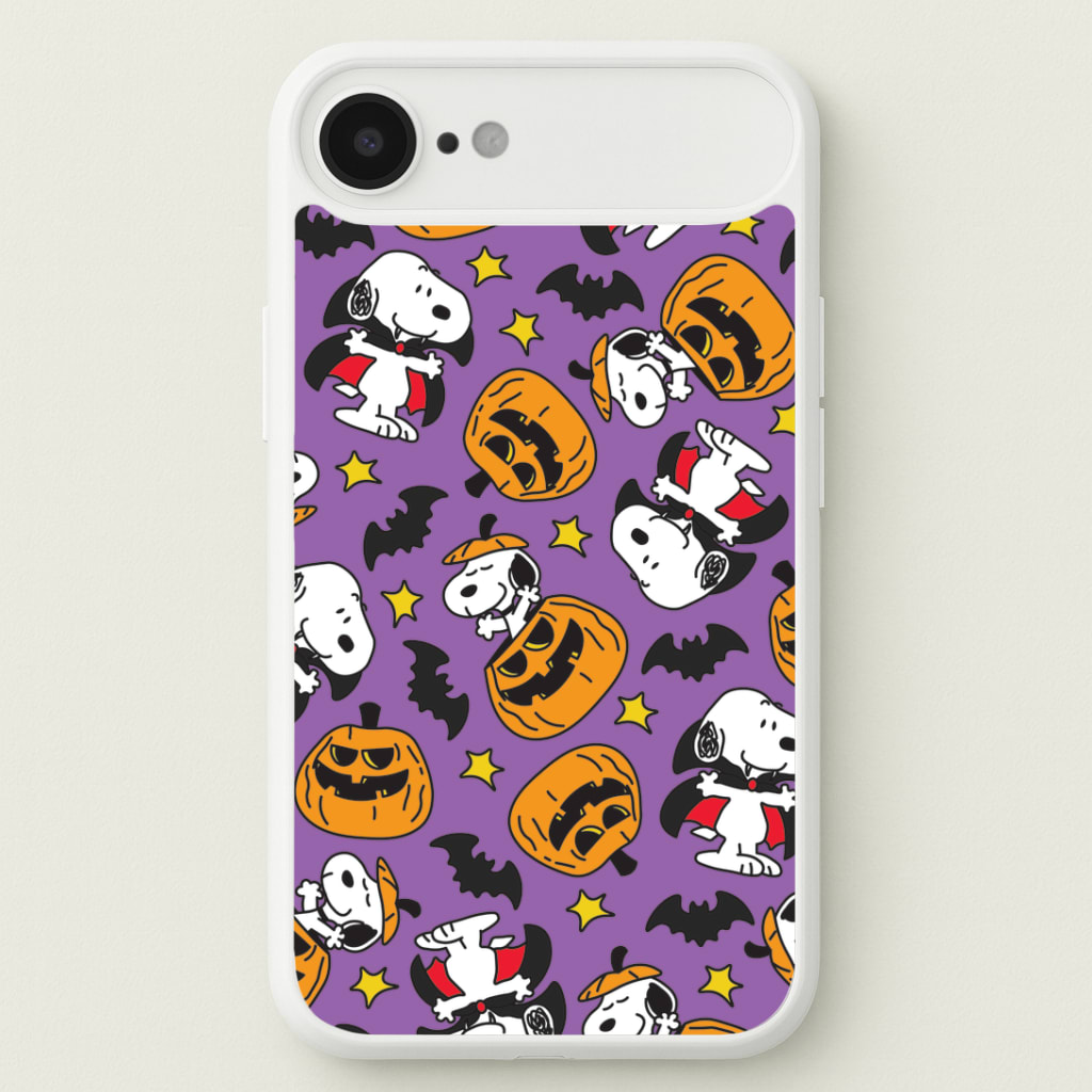 Cartoon Beagle Halloween Pattern Phone Case