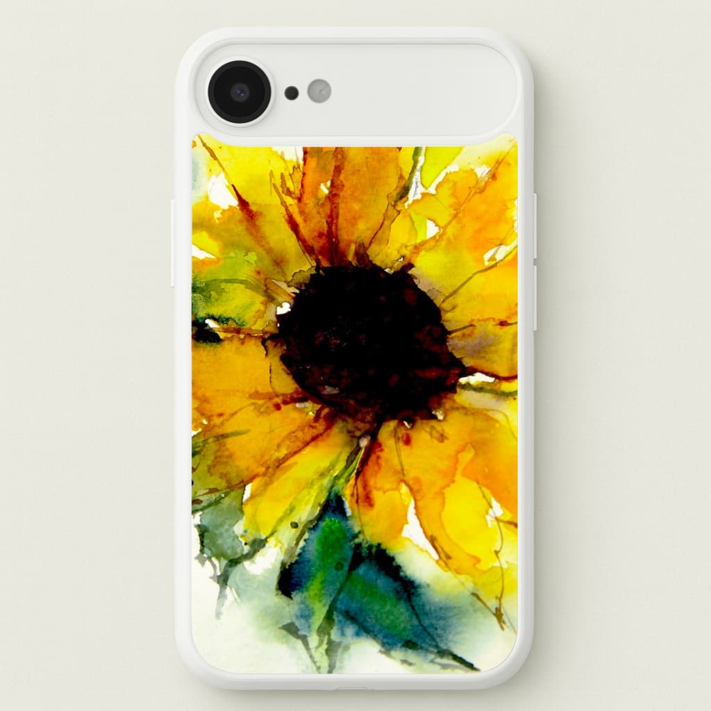 Watercolour Sunflower Phone Case
