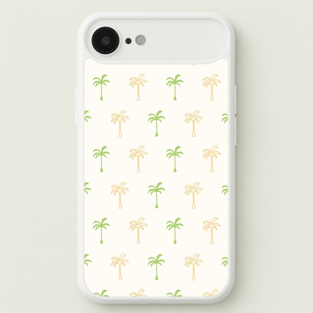 Green And Yellow Palms Pattern Phone Case