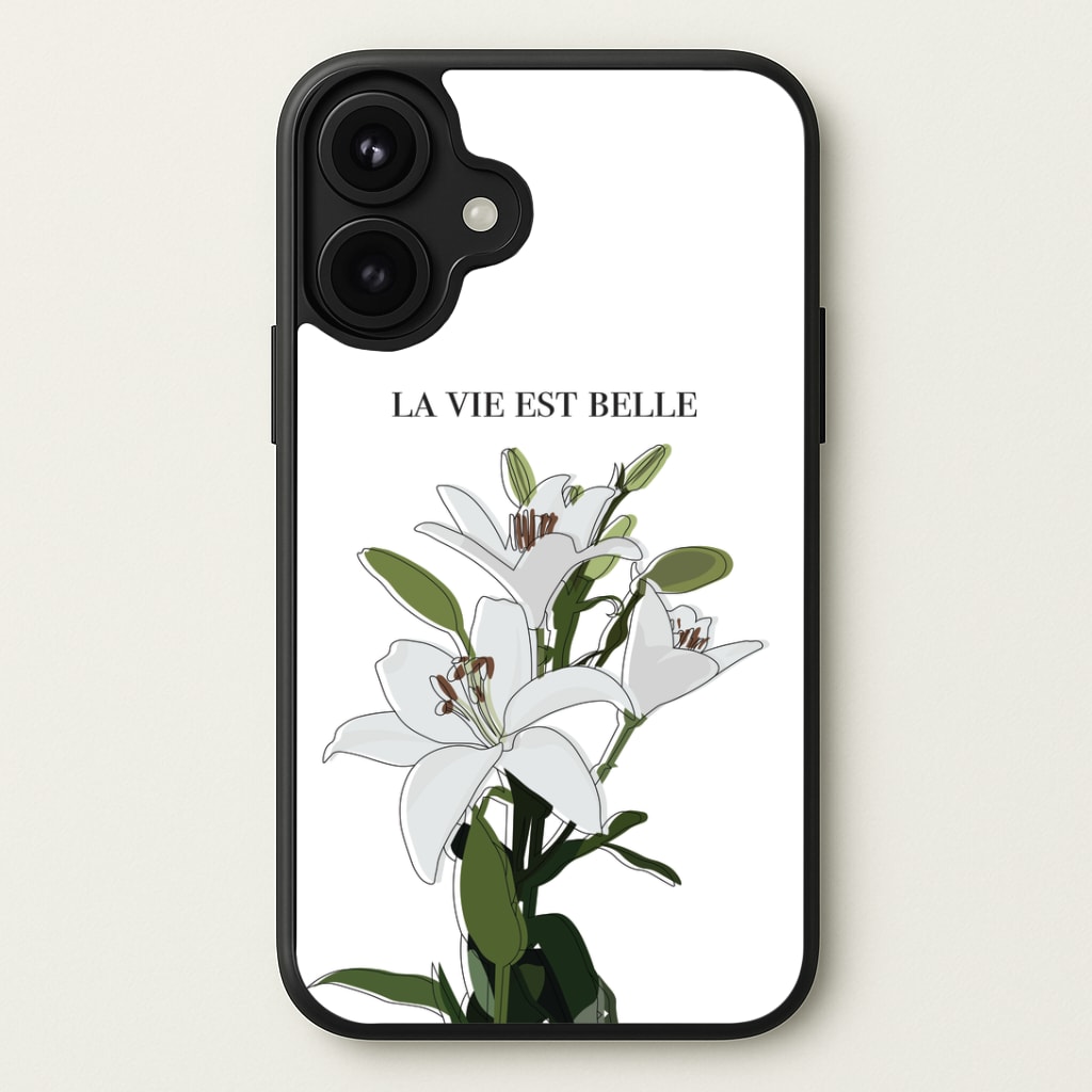 La Vie Est Belle - Clean Girl Aesthetic Phone Case