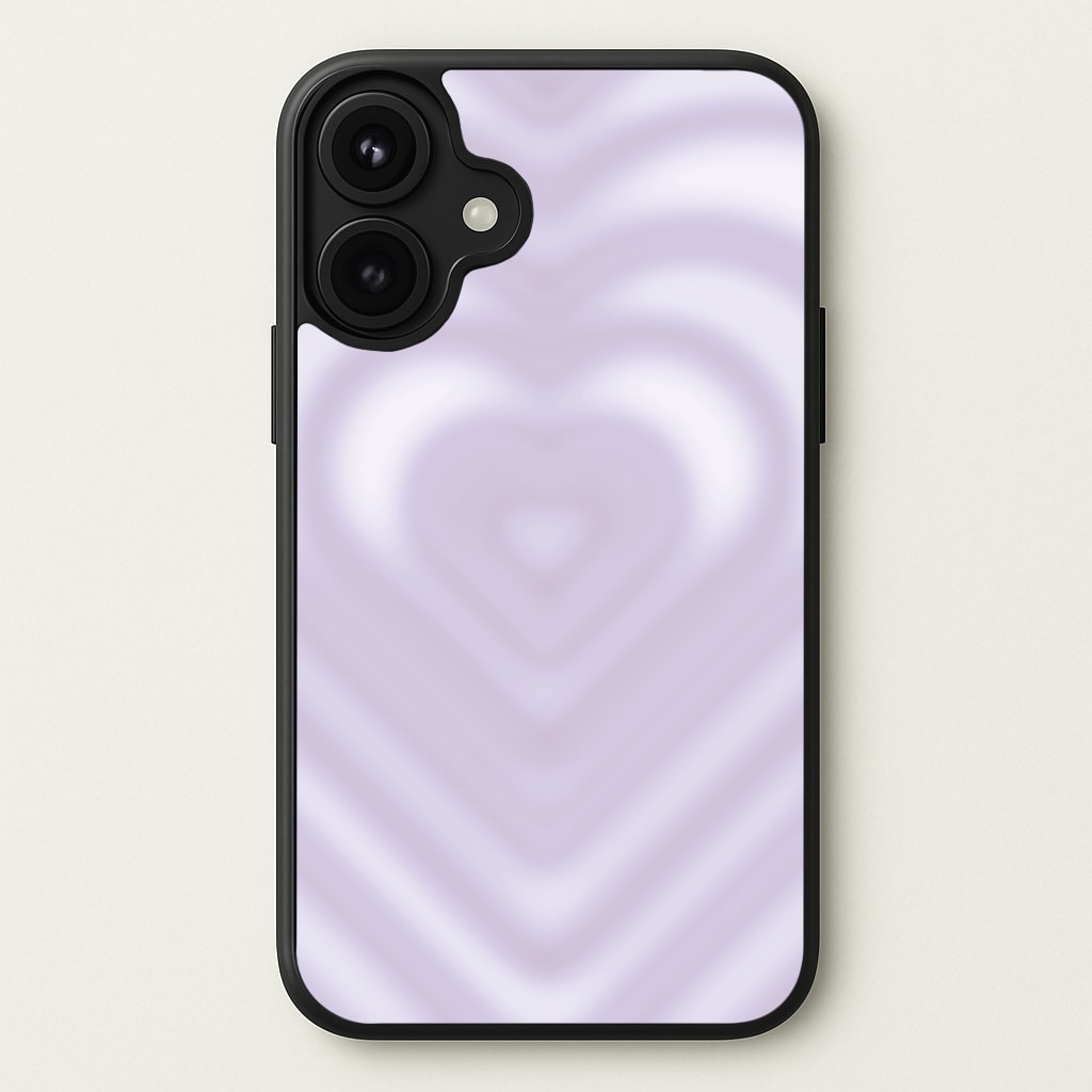 Drippy Love Heart Purple Phone Case