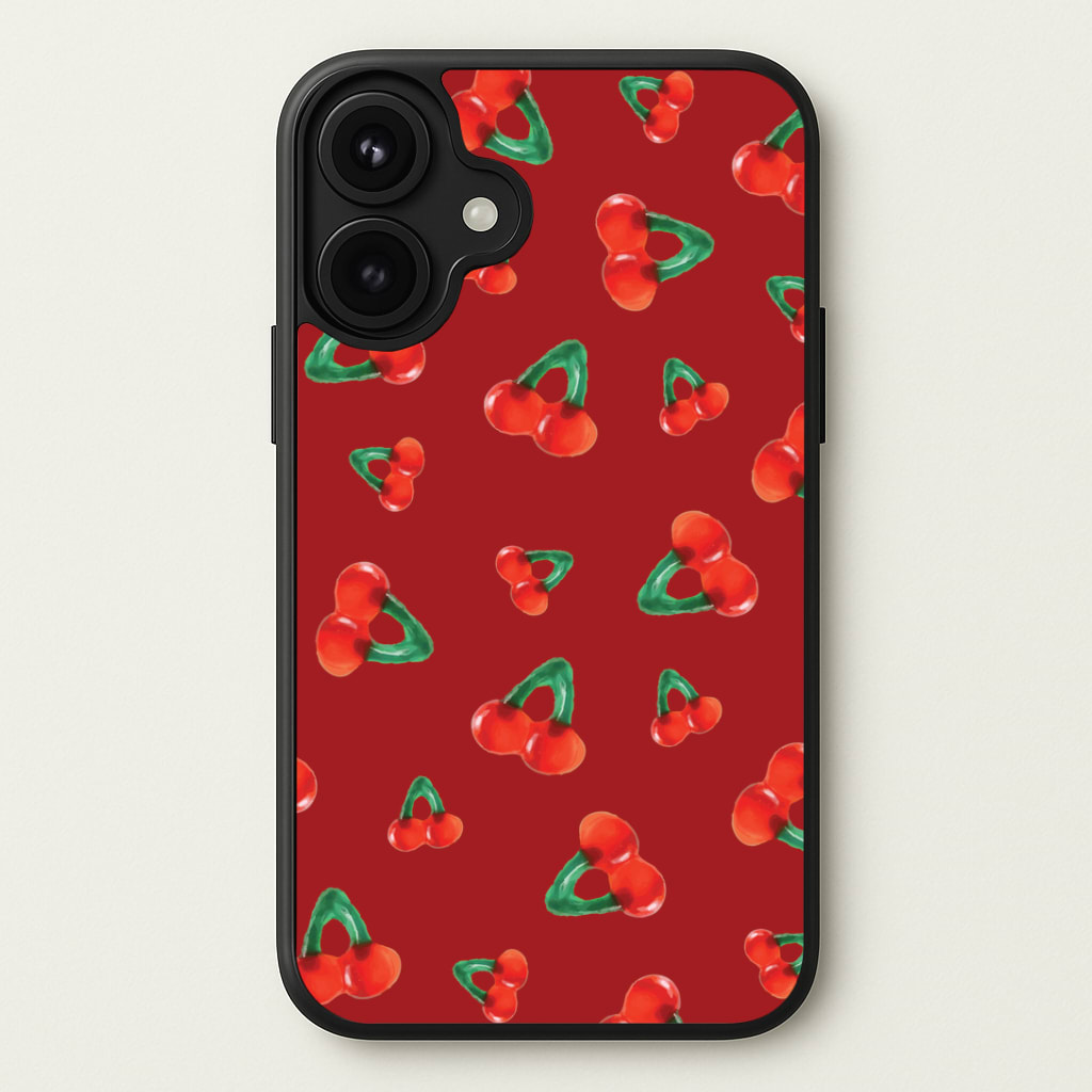 Gummy Cherries Pattern Phone Case