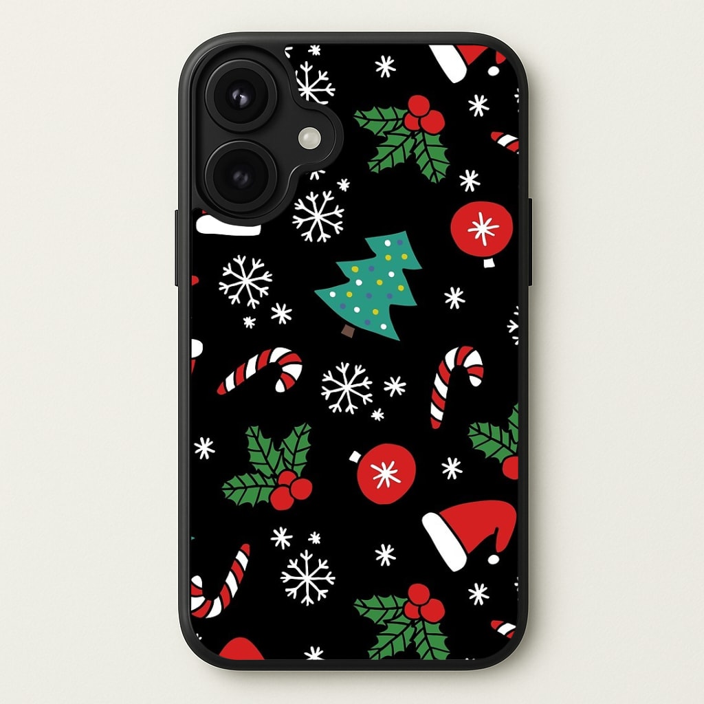 Christmas Objects Pattern Phone Case