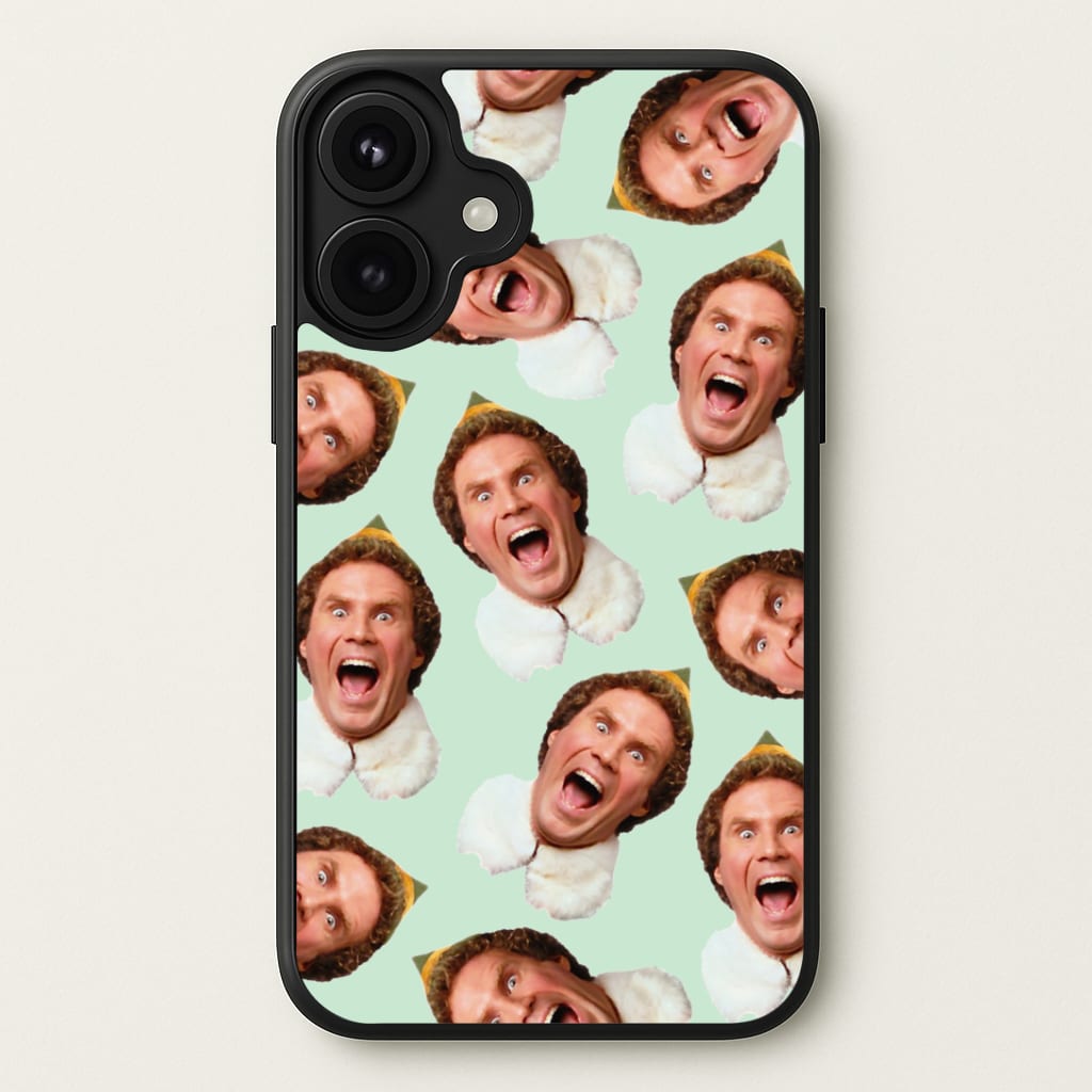 Green Elf Face - Christmas Phone Case