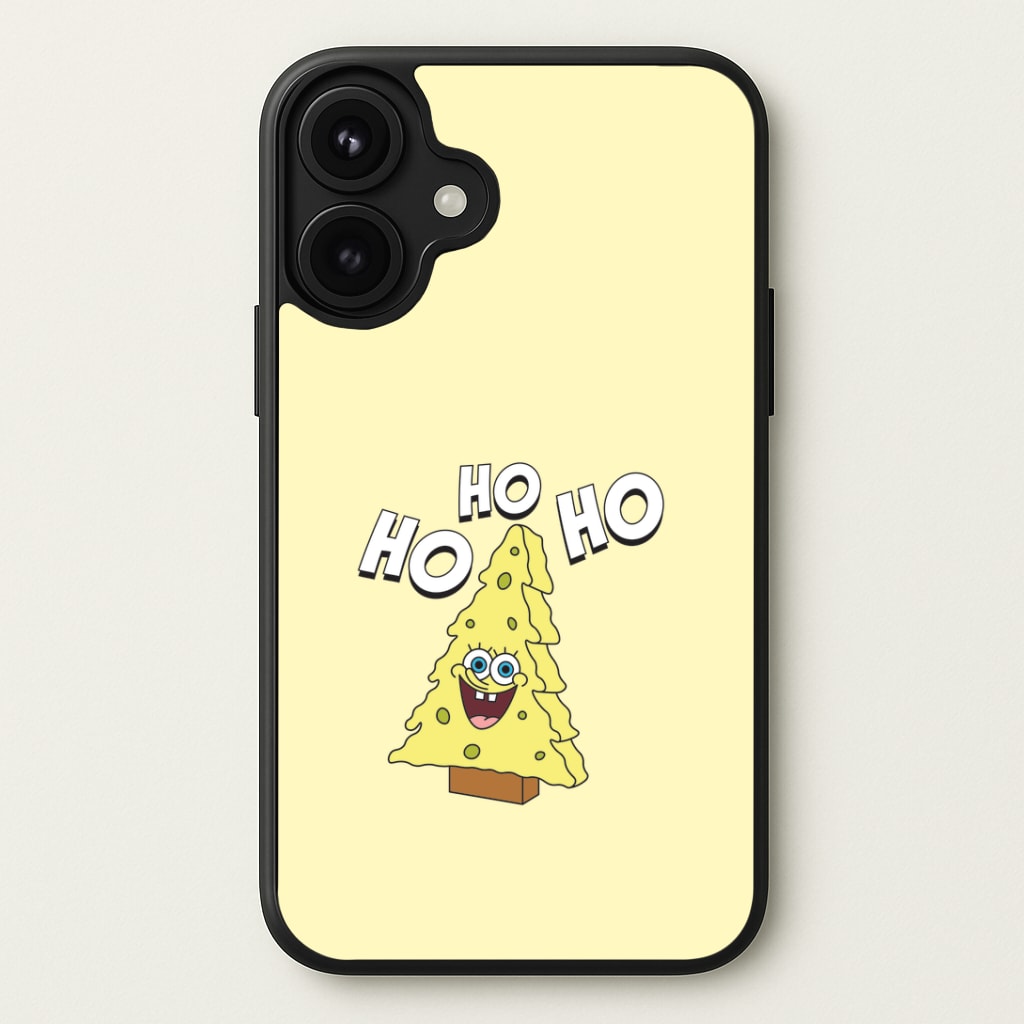 Christmas Tree Cartoon Sponge Phone Case