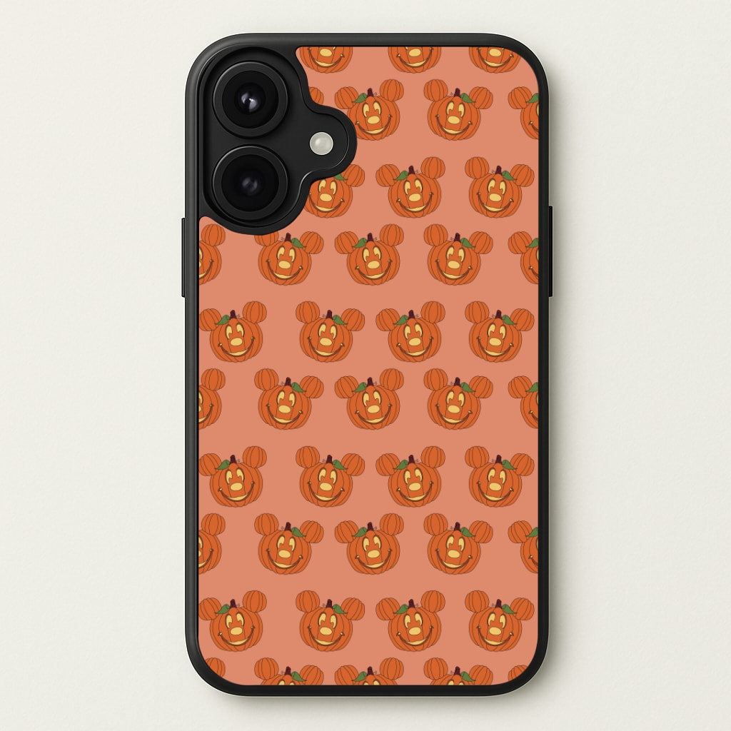Mouse Pumpkin Pattern Halloween Phone Case