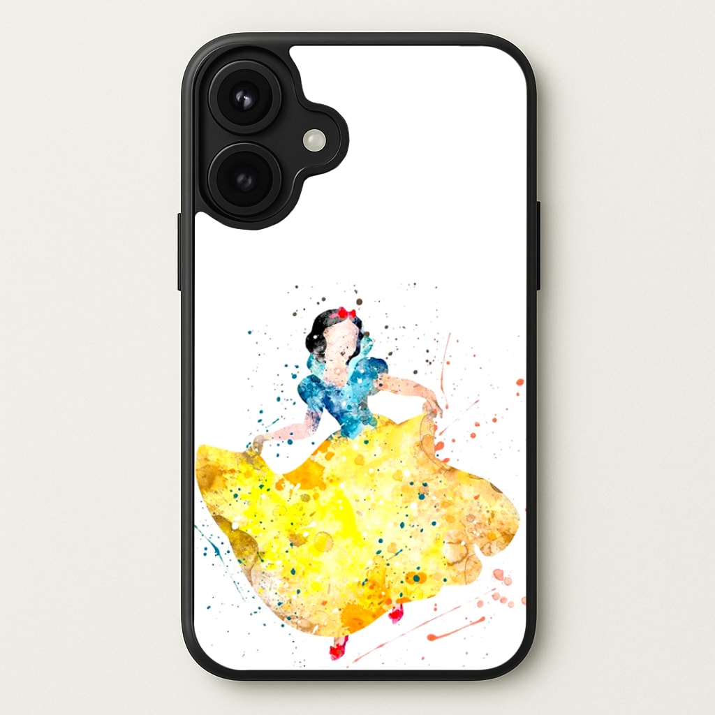 Watercolour Snow White Fairytale Phone Case