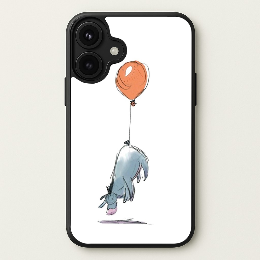Donkey And His Balloon Phone Case