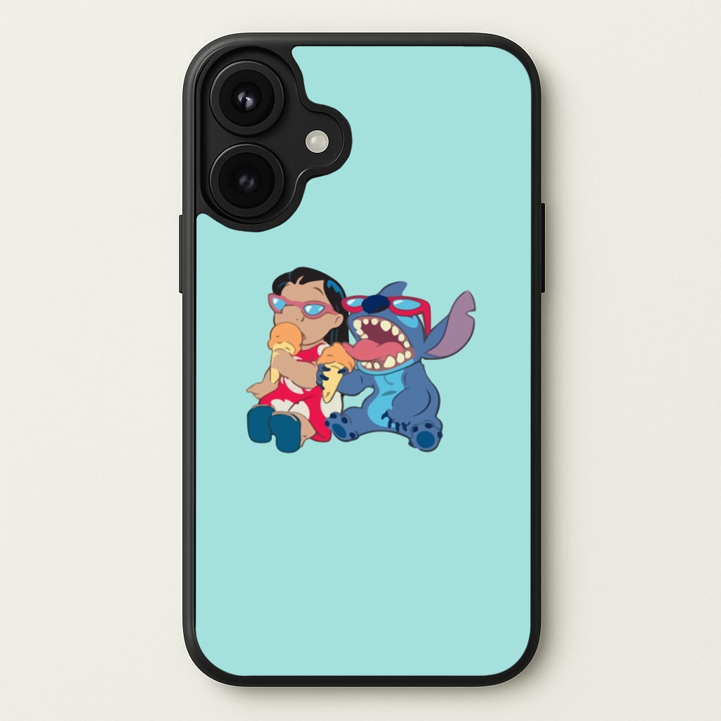 Ice Cream Alien Blue Phone Case