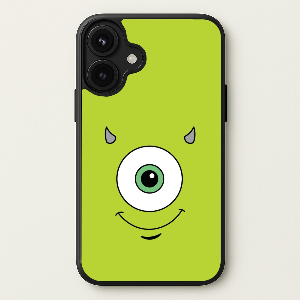 Green Monster Face Phone Case