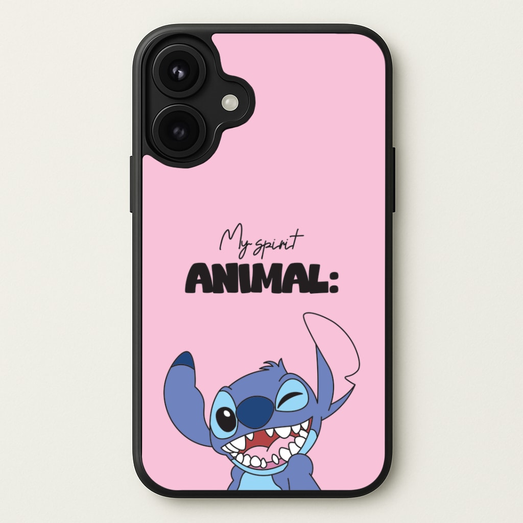My Sprit Animal Blue Alien Phone Case