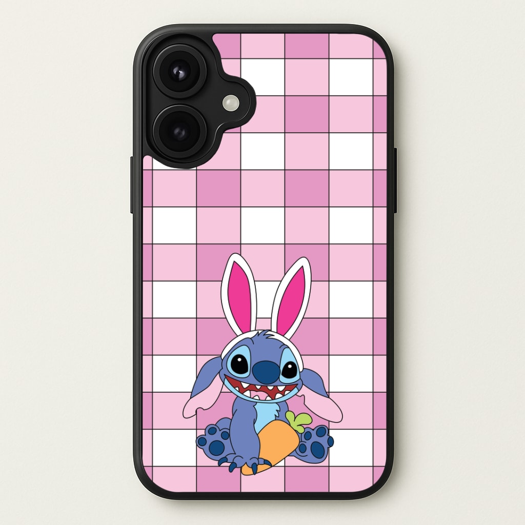 Easter Bunny Blue Alien Phone Case