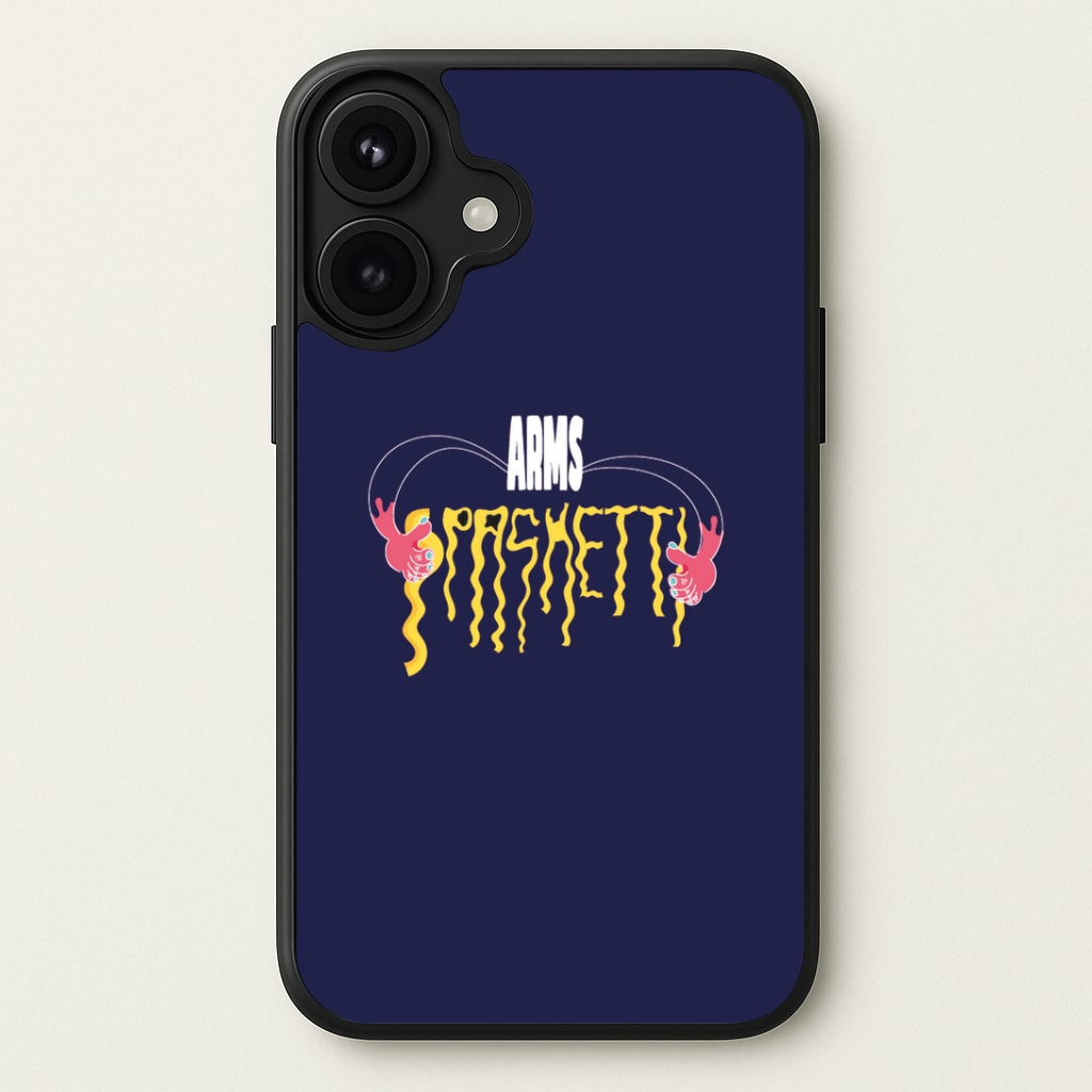 Arms Spaghetti - Dark Blue Phone Case