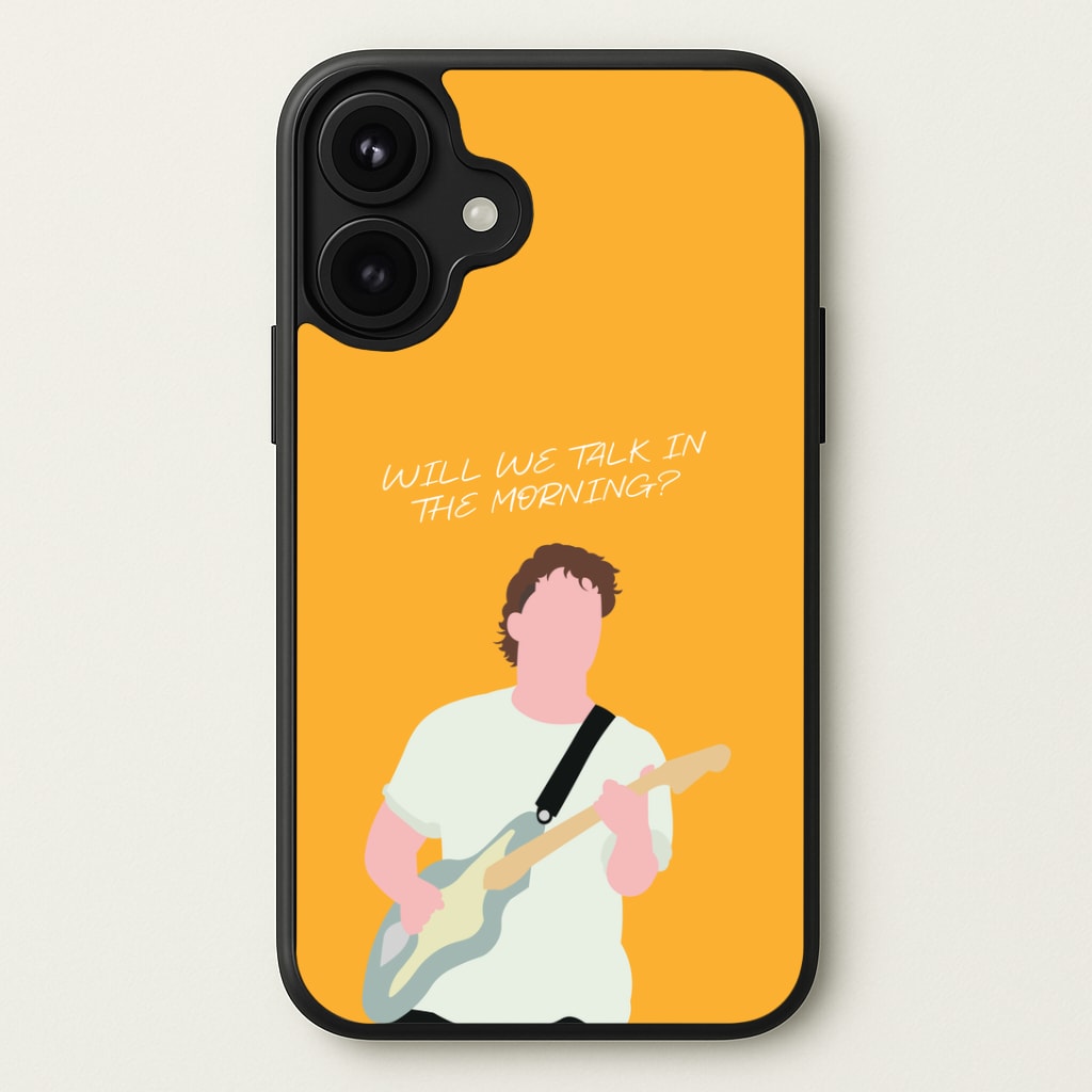 Will We Talk In The Morning Yellow Phone Case