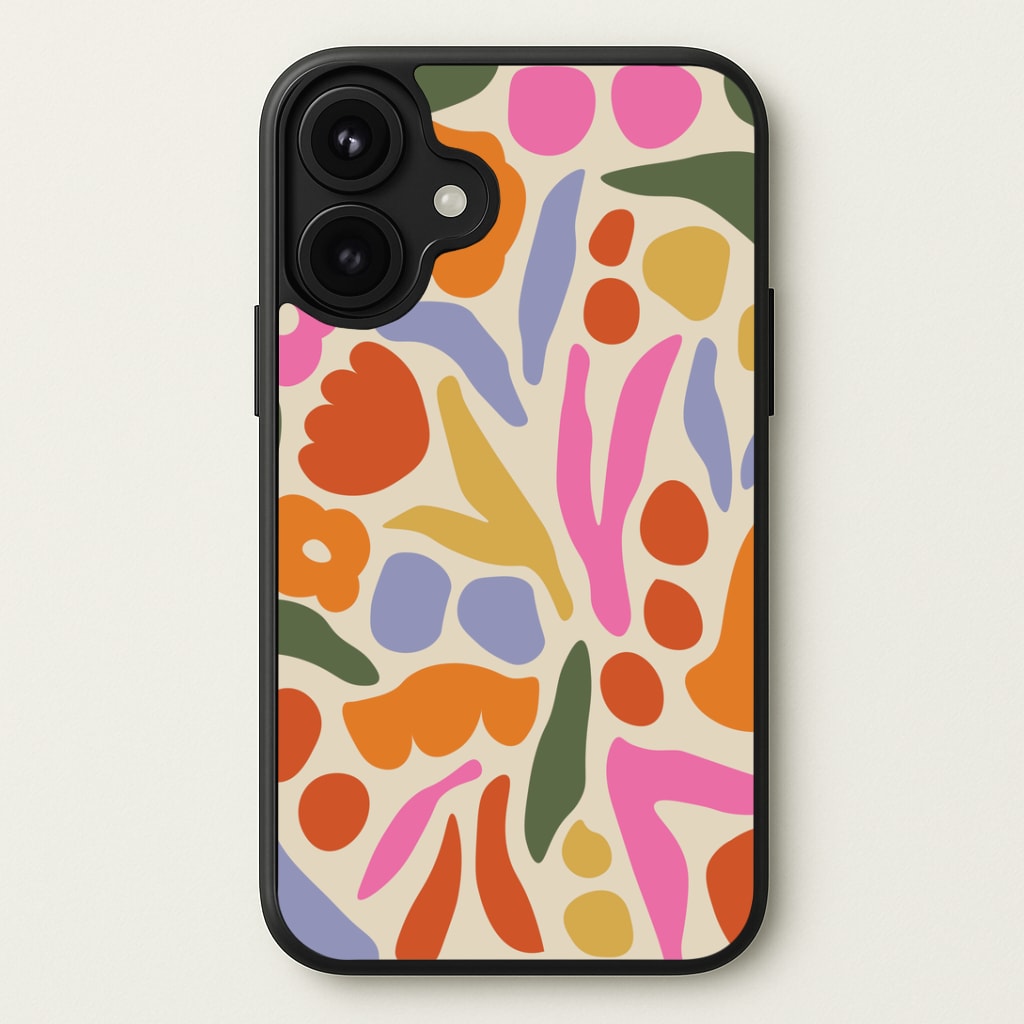 Abstract Floral Pattern - Floral Phone Case