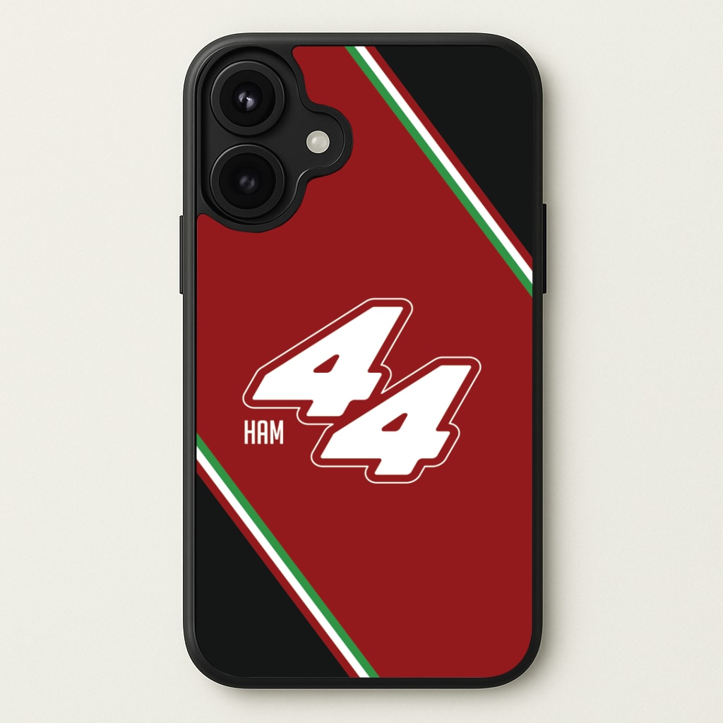 Dark Red Retro 44 Phone Case