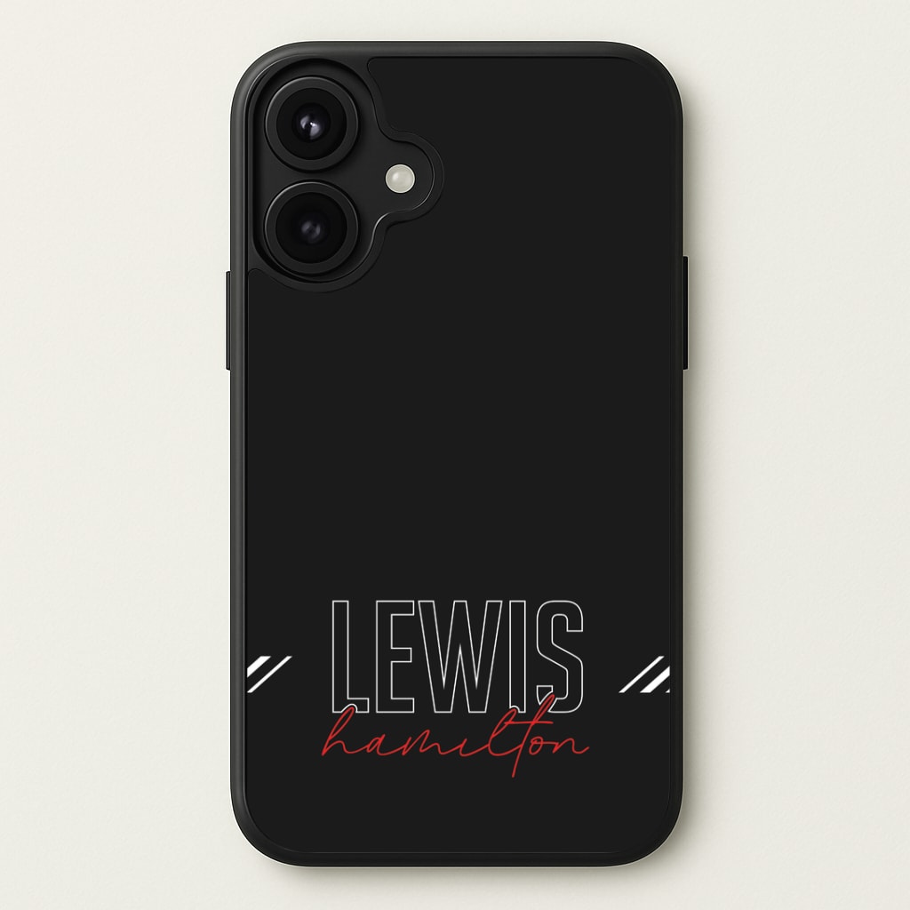 Racer Stripes Hamilton Phone Case