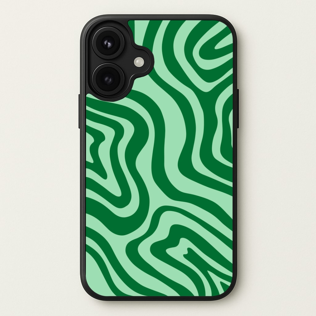 Green Abstract Halloween Phone Case