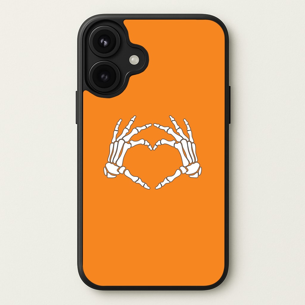 Skeleton Heart Phone Case