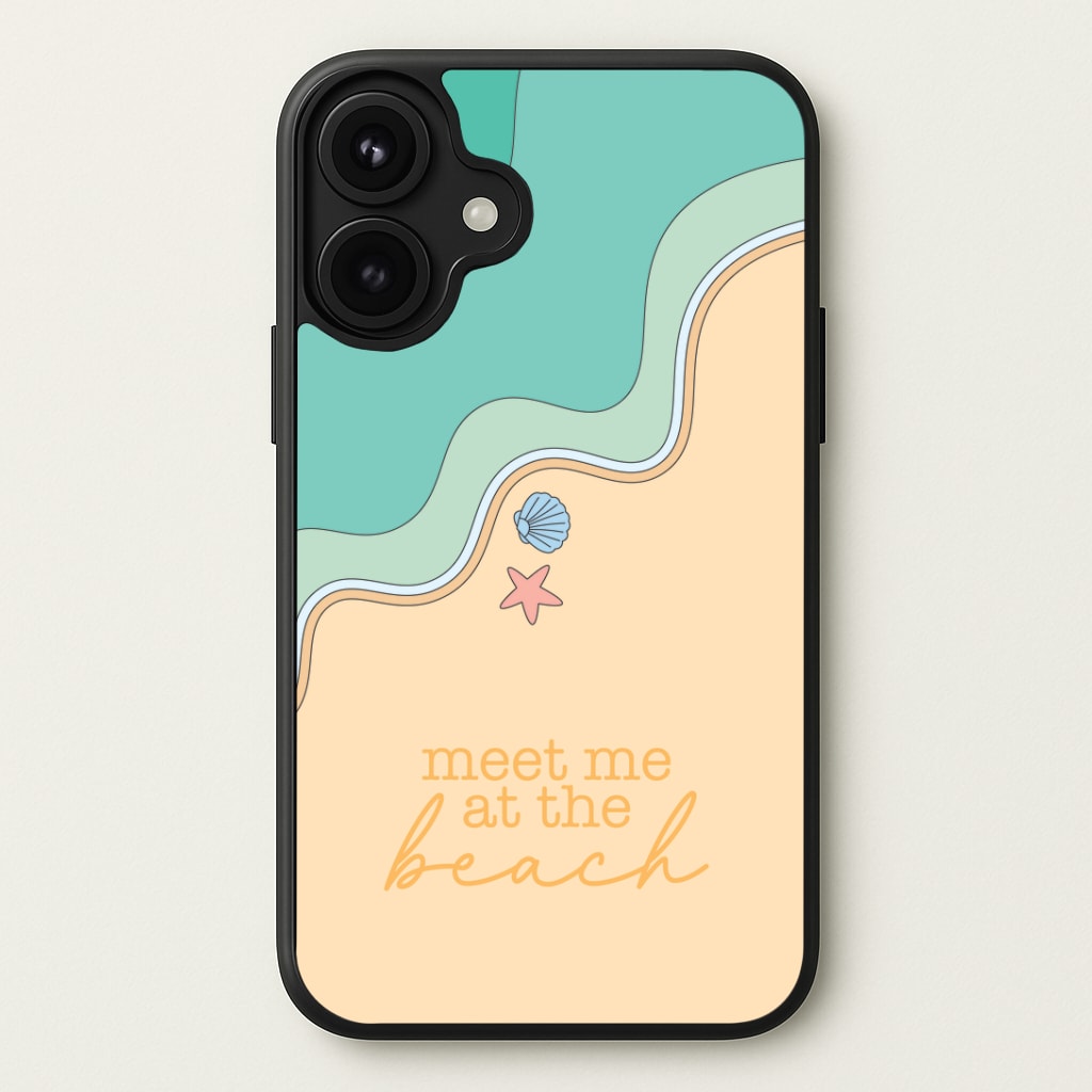 Meet Me At The Beach - Summer Phone Case