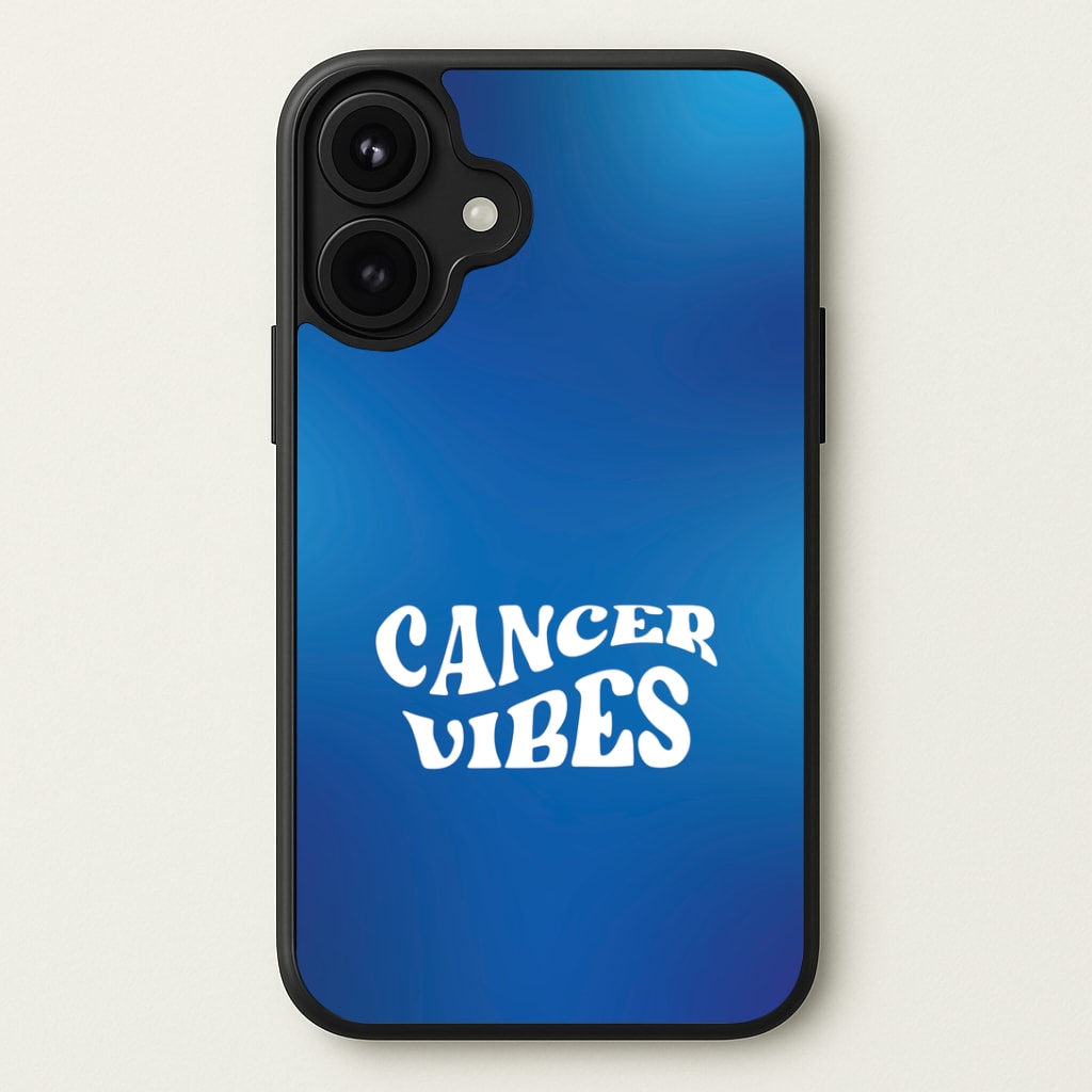 Cancer Vibes Gradient Zodiac Phone Case