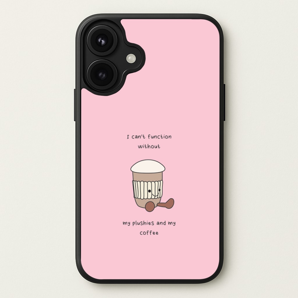 Coffee - Plushy Phone Case