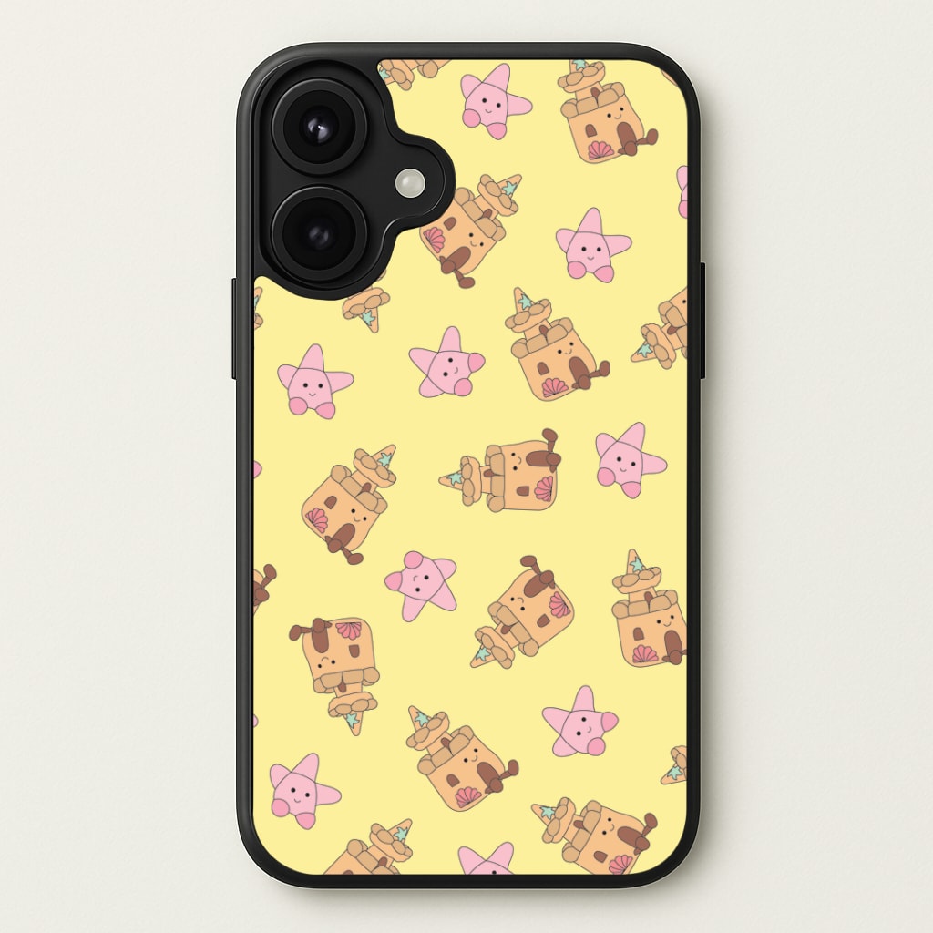 Sandcastles And Stars Pattern Phone Case