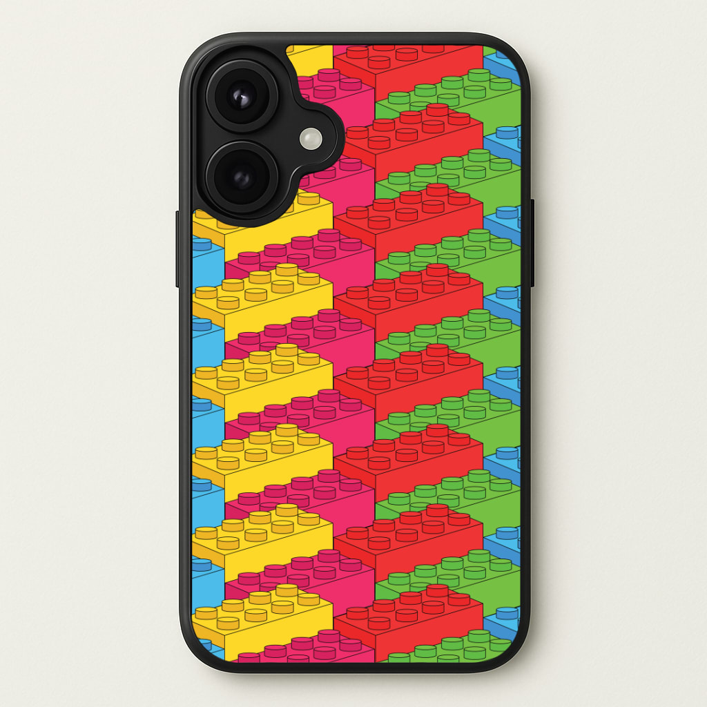 Bricks Isometric Pattern Phone Case
