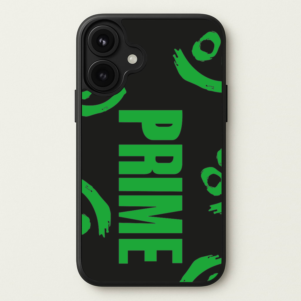 Prime - Green And Black Phone Case