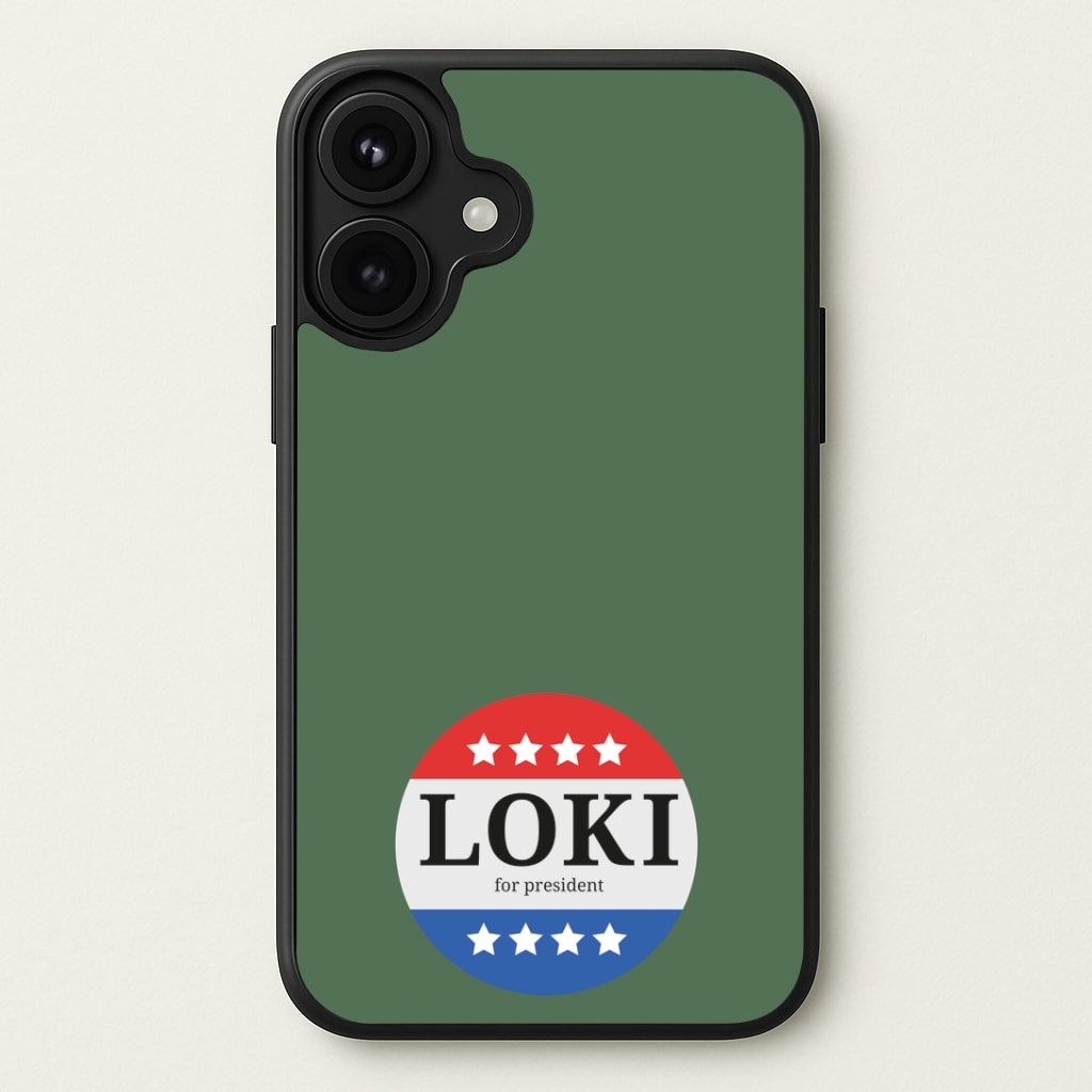 Loki For President Phone Case