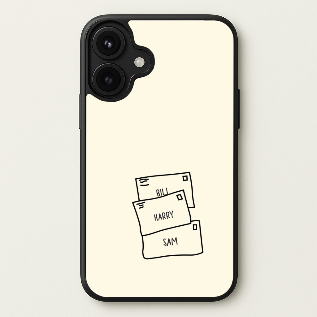 Bill, Harry And Sam Phone Case