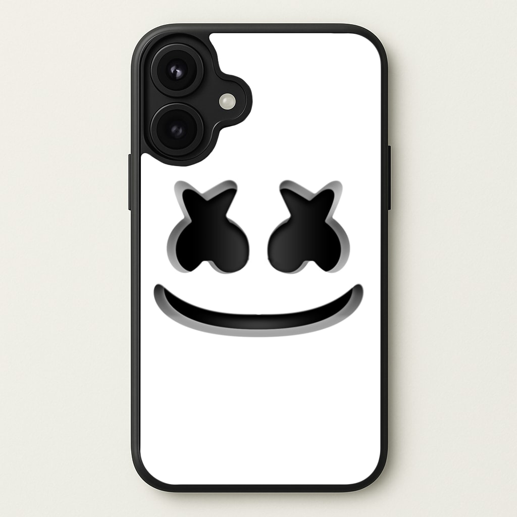 White Helmet DJ Helmet Phone Case