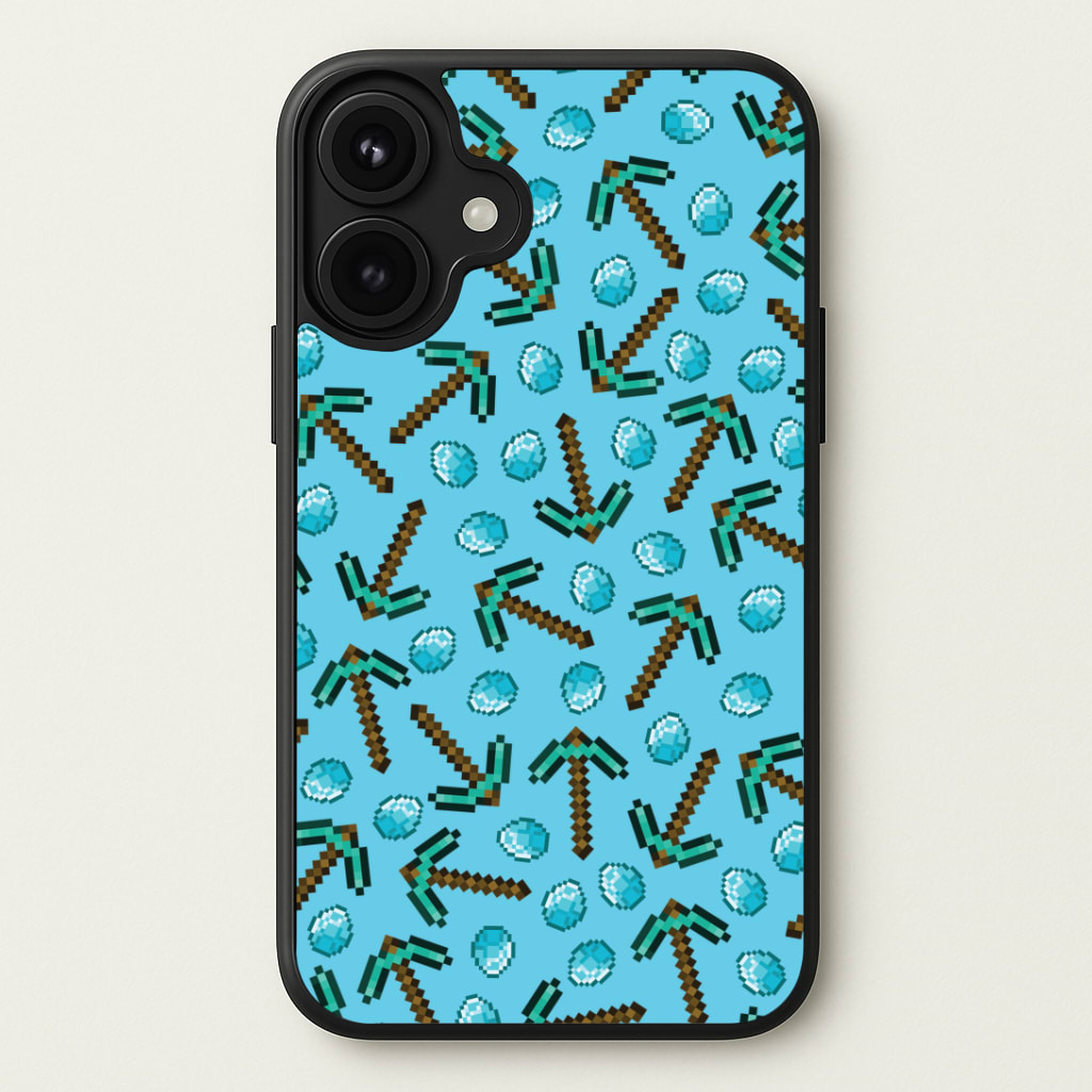 Diamond Axe Pattern Phone Case