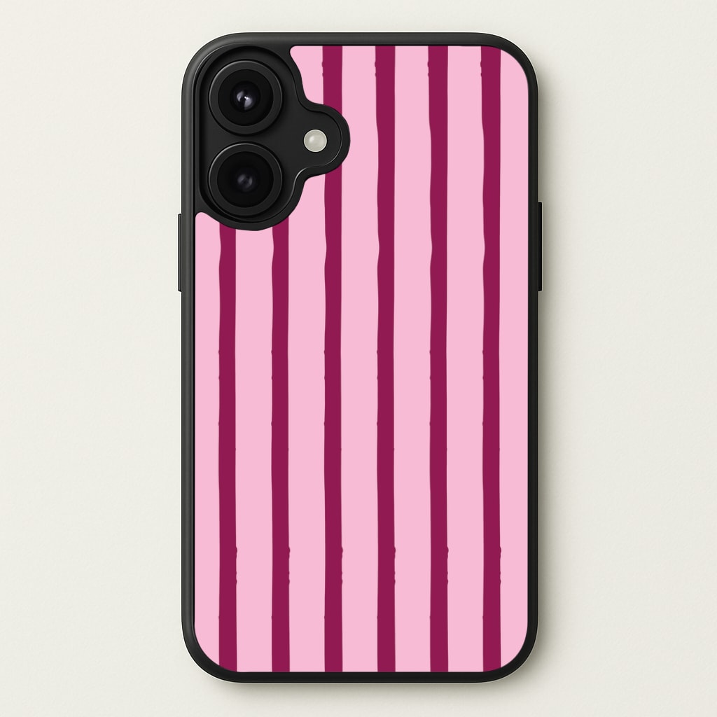 Strawberry Stripes  Phone Case
