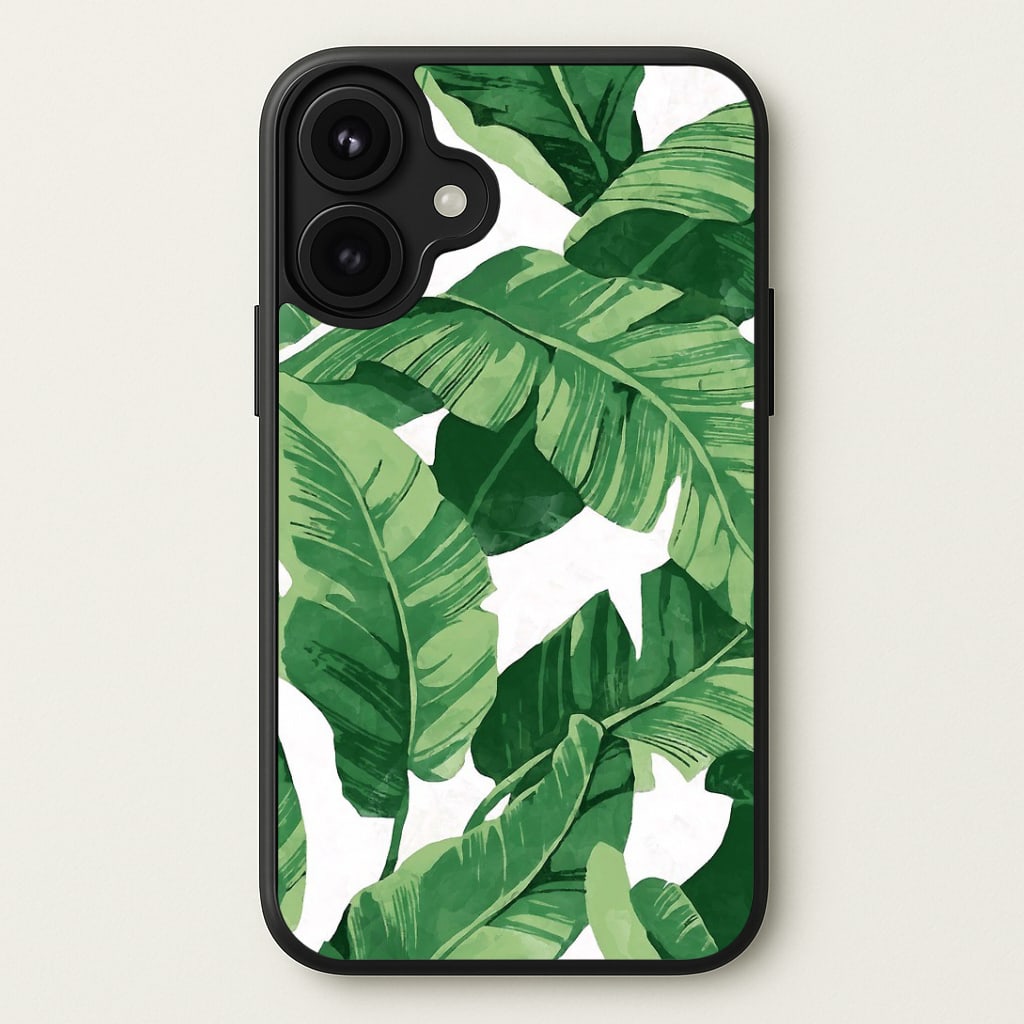 Tropical Banana Leaf Pattern Phone Case