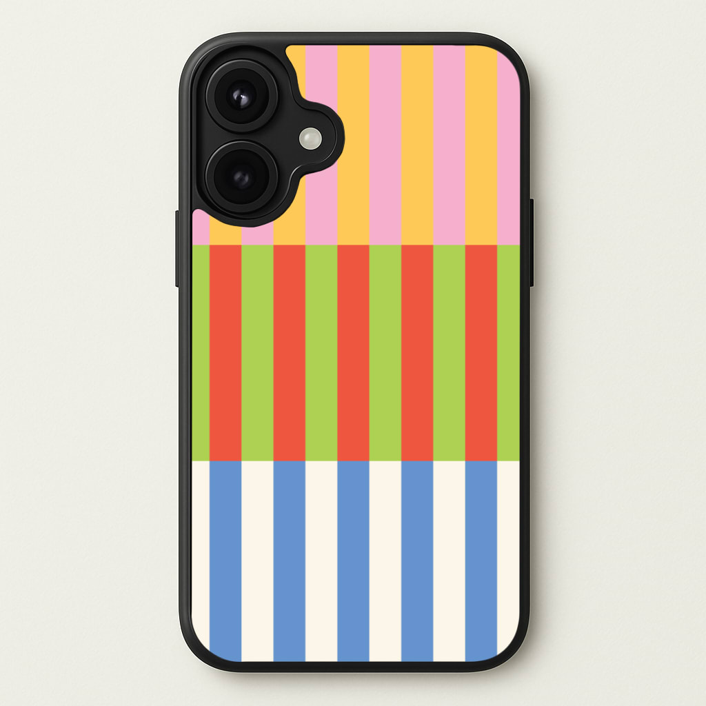 Colourful Stripes Pattern Phone Case