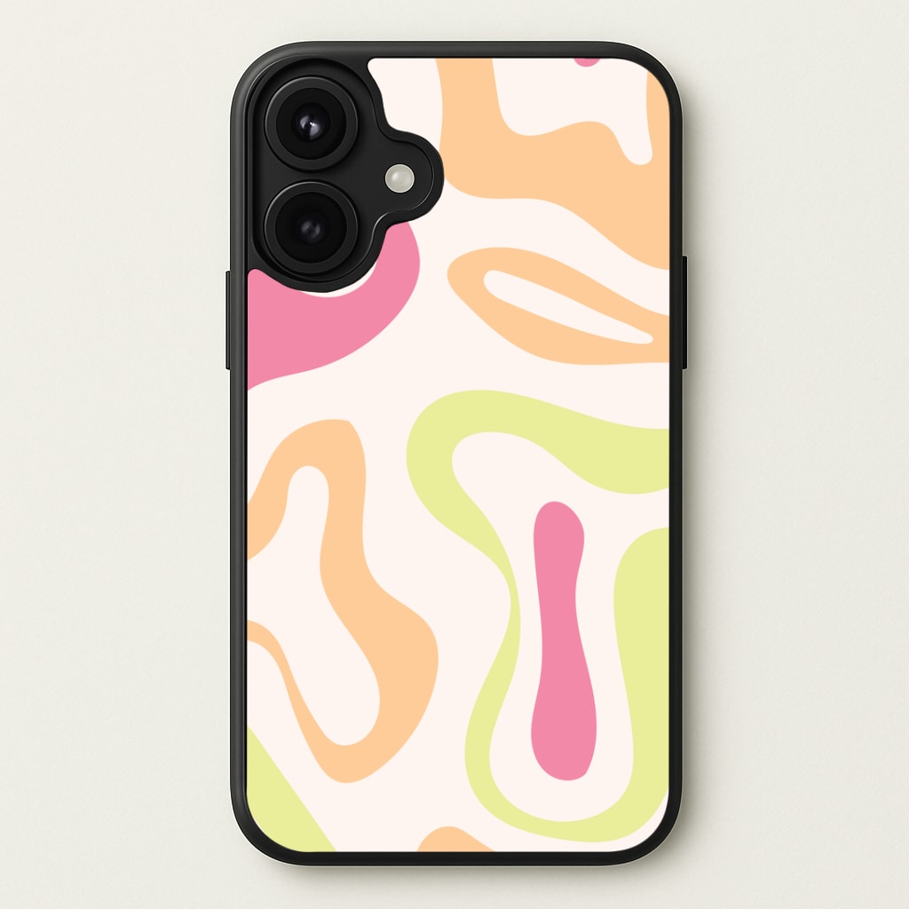 Pastel Shades Psychedelic Pattern Phone Case