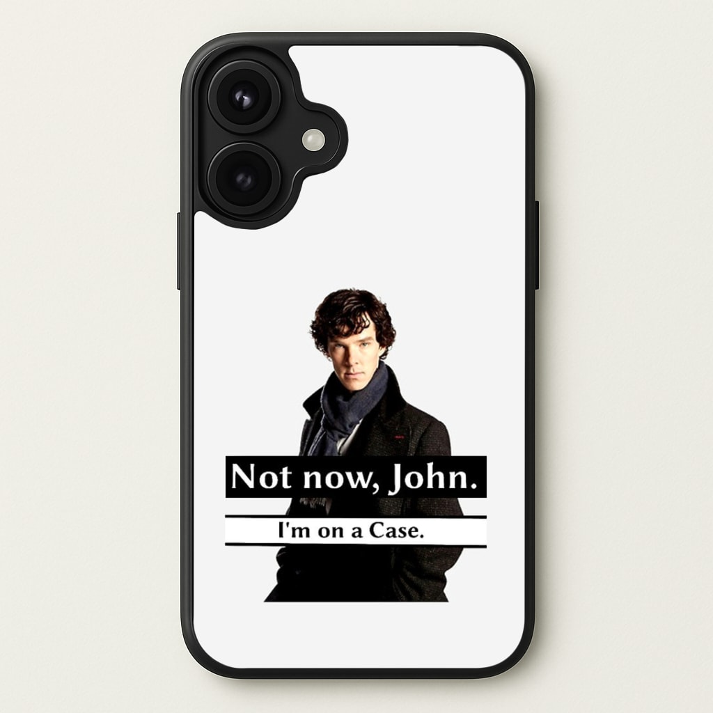 I'm on a Case Holmes Pun Phone Case