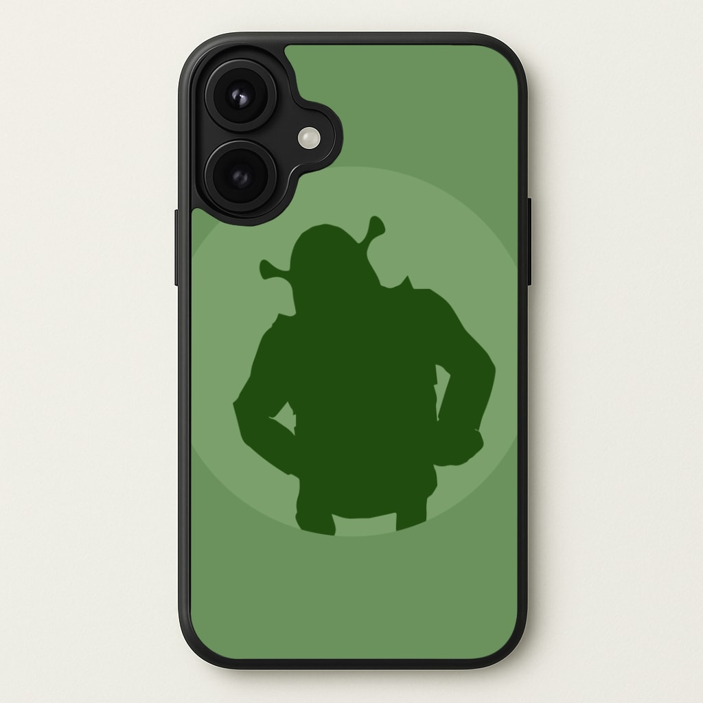 Green Ogre Outline Phone Case