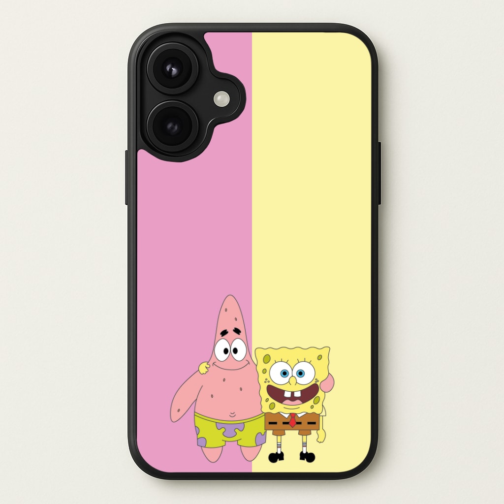 Patrick And Sponge Phone Case