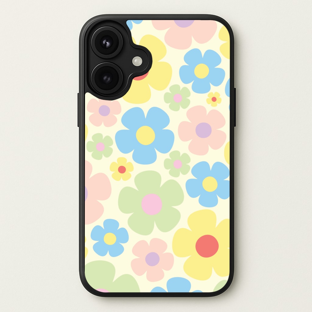 Rainbow Flowers Pattern Phone Case