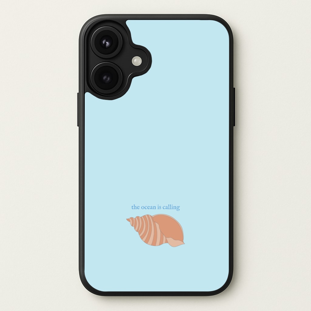 The Ocean Is Calling - Seashells Phone Case