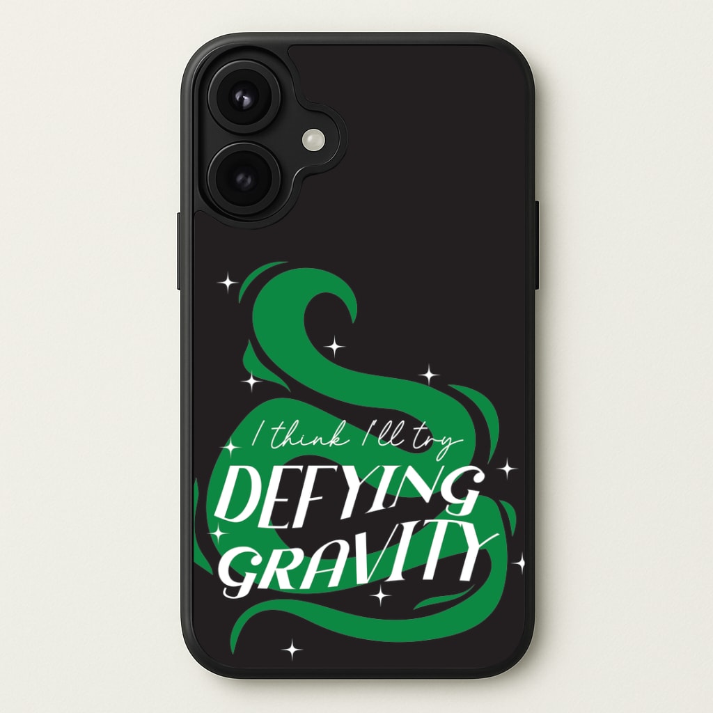 I Think I'll Try Defying Gravity Phone Case