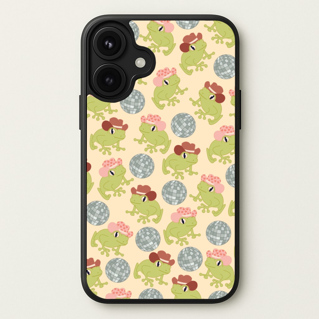 Frogs With Cowboy Hats - Western Phone Case
