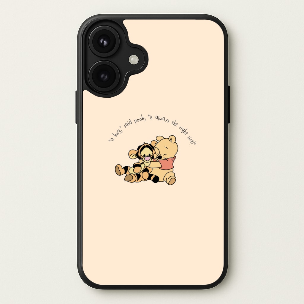A Hug Said Pooh - Winnie Phone Case